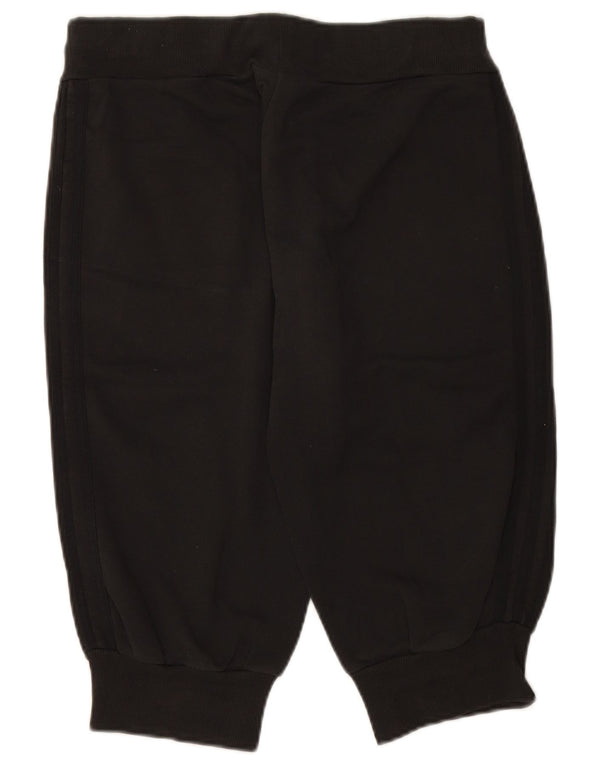 ADIDAS Womens Bermuda Sport Shorts EU 40 Medium  Black Cotton