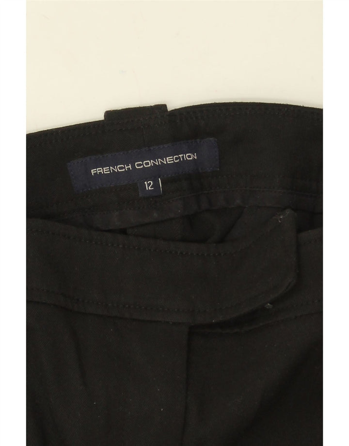 French Connection Womens Straight Suit Trousers UK 12 Medium W32 L32 Black