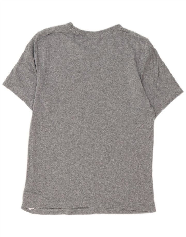 DKNY Mens T-Shirt Top Large Grey Cotton