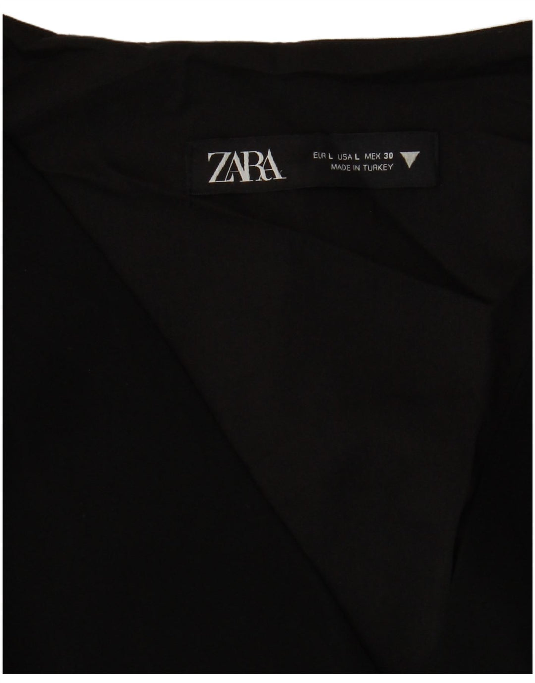 Zara Womens A-Line Dress UK 16 Large Black