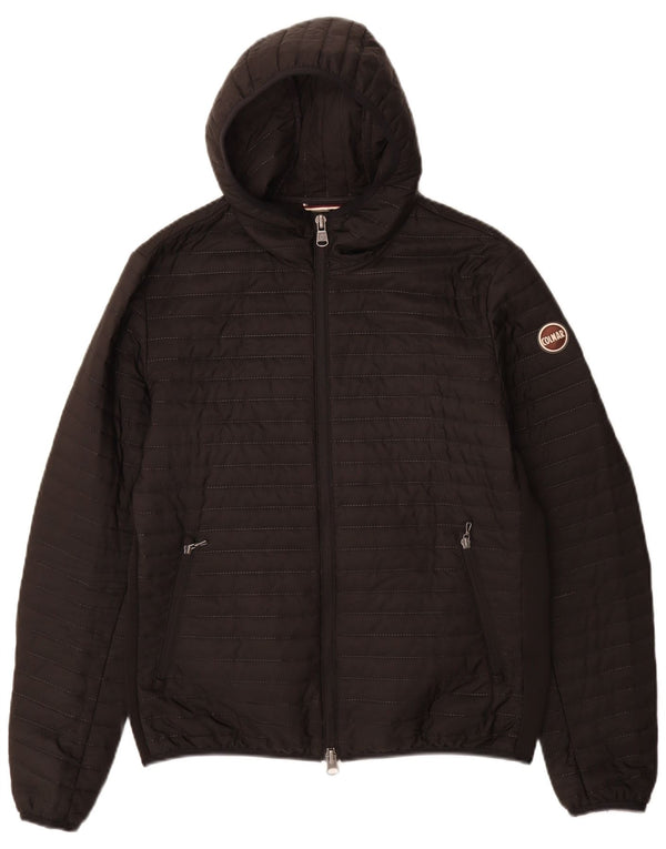 Colmar Mens Hooded Padded Jacket IT 50 Medium Black Polyester