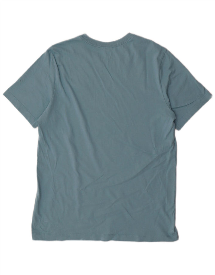 Nike Mens T-Shirt Top Medium Blue Cotton