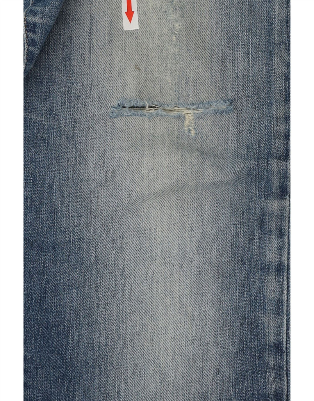 CALVIN KLEIN Mens Distressed Slim Jeans W34 L30 Blue