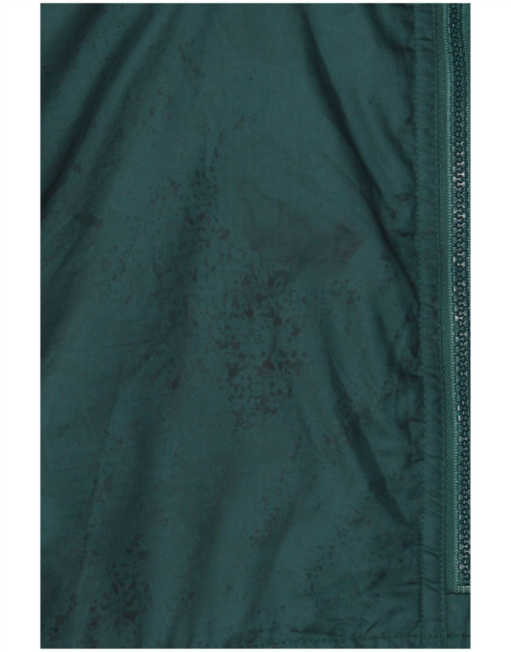 Eddie Bauer Mens Pullover Loose Fit Padded Jacket UK 38 Medium Green