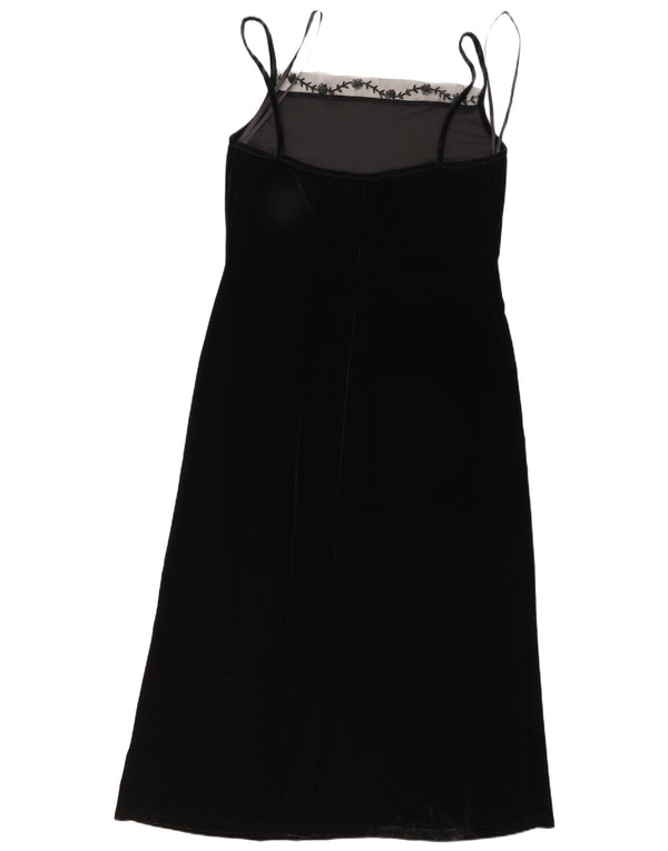 Opera By Richards Womens Sleeveless Maxi Dress UK 16 Large Black Polyester