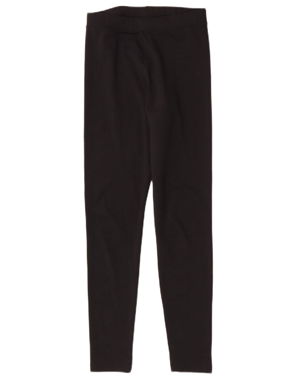 Adidas Womens Graphic Leggings UK 10 Small Black Polyester Sports