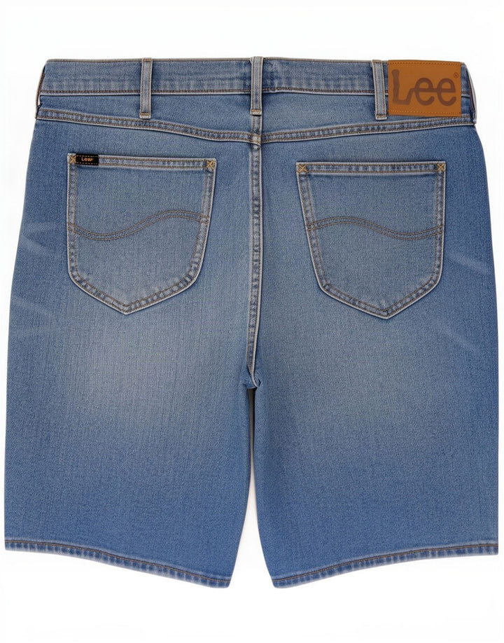 Lee Mens Denim Shorts Large W36 Blue
