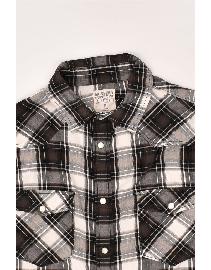 MOSSIMO Mens Shirt Medium Grey Check Cotton | Vintage Mossimo | Thrift | Second-Hand Mossimo | Used Clothing | Messina Hembry 