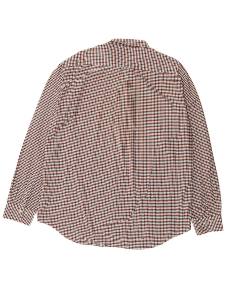 Gant Mens Regular Fit Shirt Size 47/48 19 3XL Multicoloured Gingham Cotton