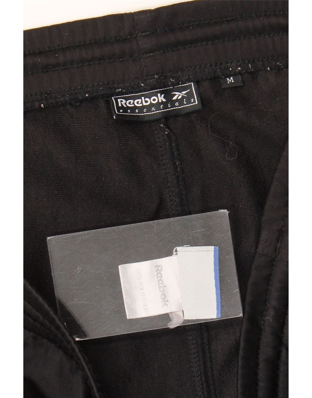 Reebok Mens Tracksuit Trousers Medium  Black Polyester