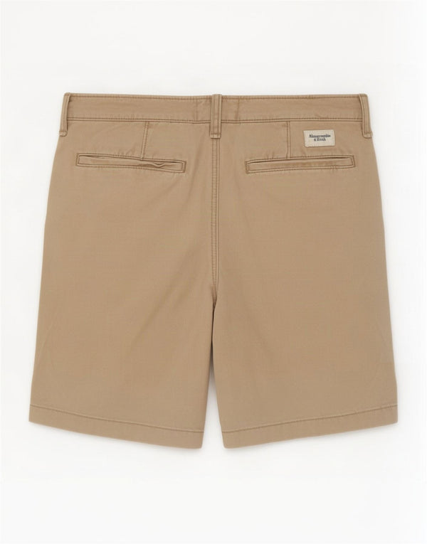 Abercrombie & Fitch Mens Chino Shorts W32 Medium Beige Cotton