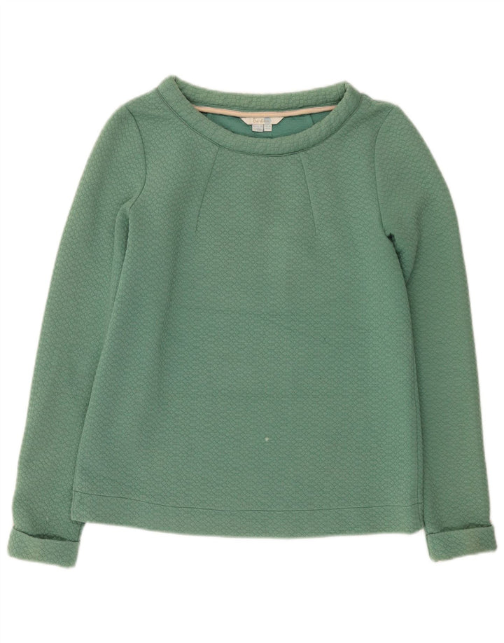 Boden Womens Sweatshirt Jumper UK 10 Small  Green Polyester