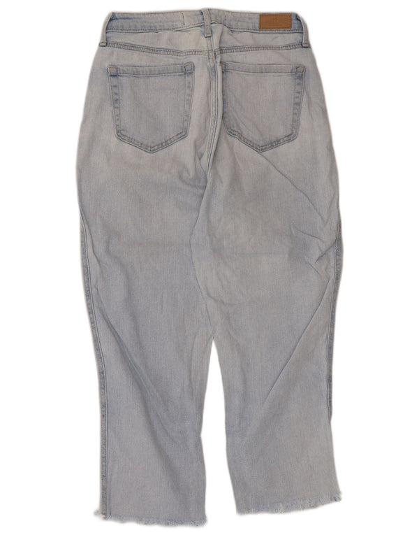 Hollister Womens Mom High Rise Curvy Tapered Jeans US 7 Medium W28 L27 Blue