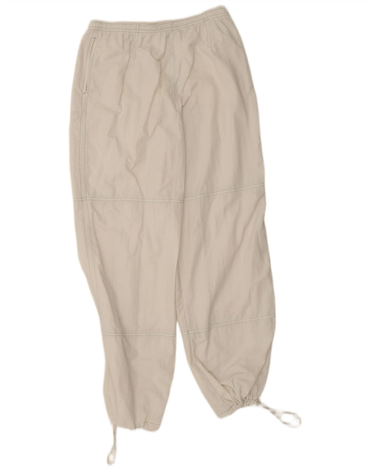 Zara Womens Joggers Casual Trousers Small W26 L28 White Polyamide