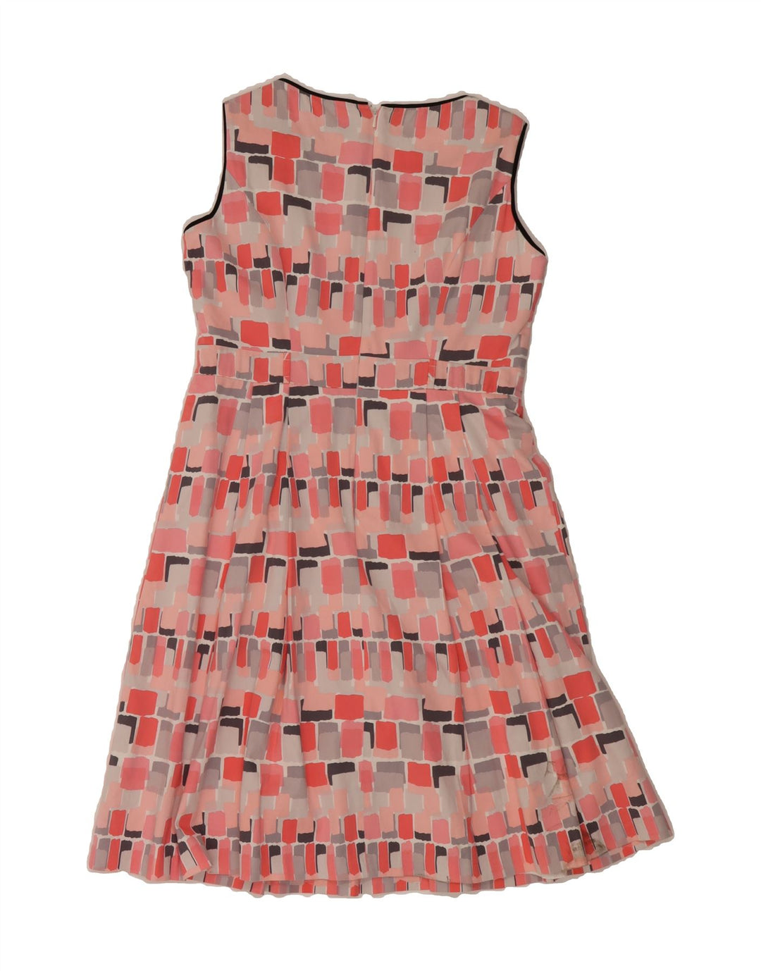 PRINCIPLES Womens Sleeveless A-Line Dress UK 12 Medium  Pink Geometric Vintage Principles and Second-Hand Principles from Messina Hembry 