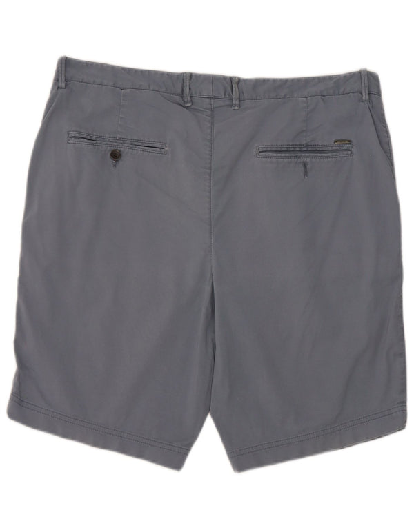 Hugo Boss Mens Chino Shorts IT 50 Large W34 Blue Cotton