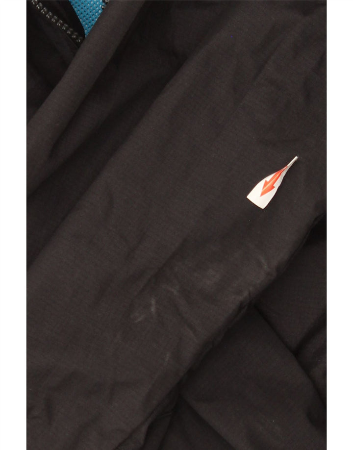 Superdry Mens Hooded Rain Jacket UK 42 XL Black Nylon