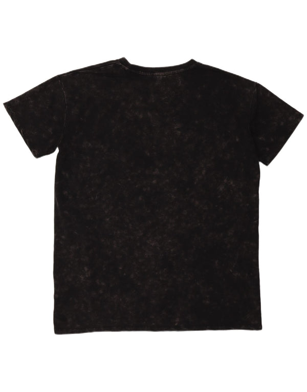 Fila Mens T-Shirt Top 2XL Black Tie Dye Cotton