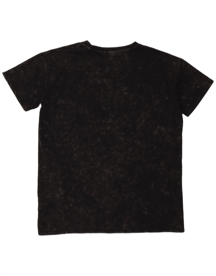 Fila Mens T-Shirt Top 2XL Black Tie Dye Cotton