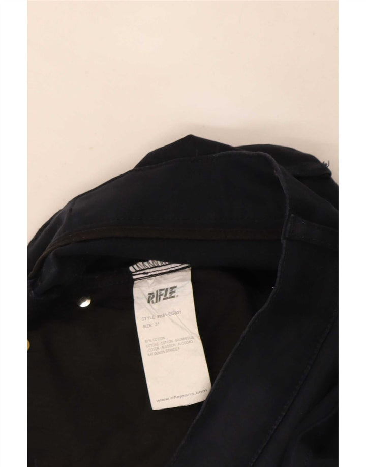 Rifle Mens Slim Jeans W31 L30 Navy Blue Cotton