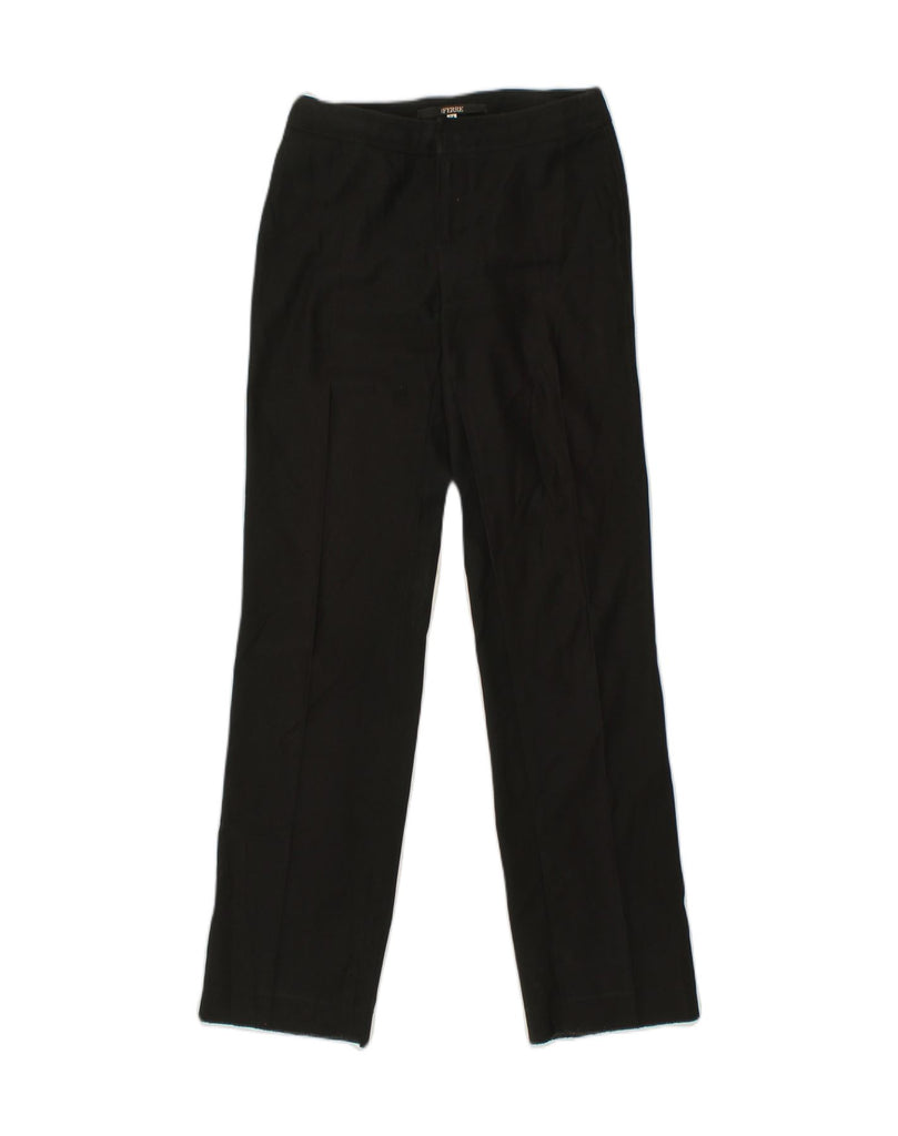 FERRE Womens Straight Casual Trousers IT 38 XS W24 L31 Black | Vintage Ferre | Thrift | Second-Hand Ferre | Used Clothing | Messina Hembry 