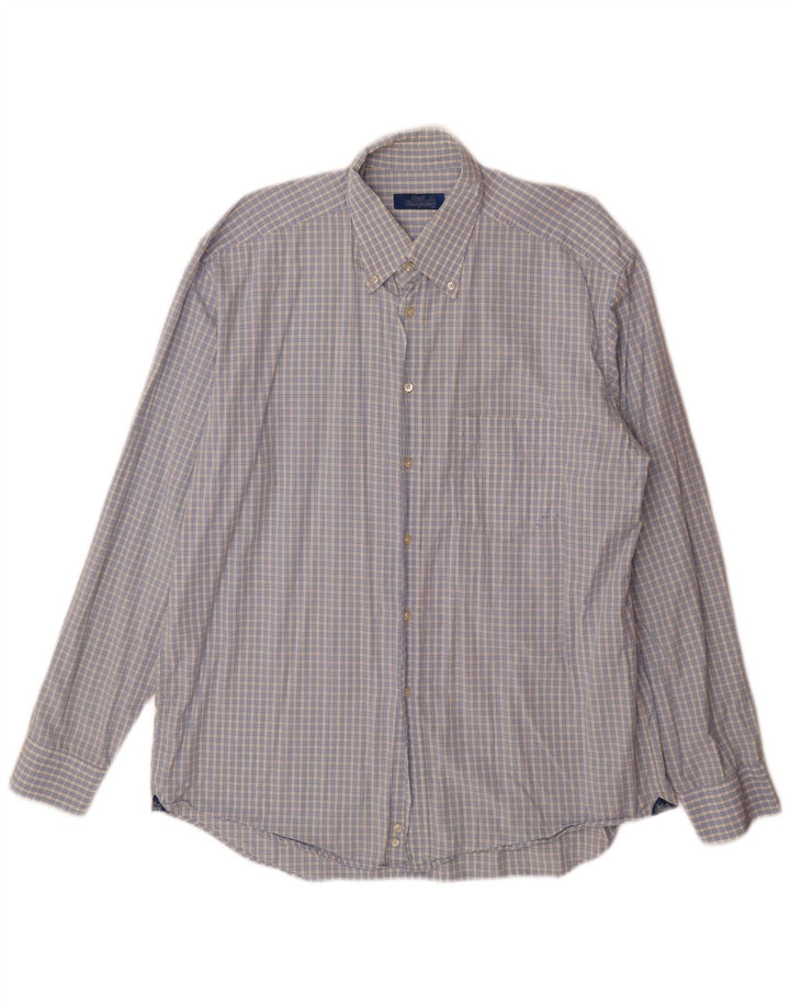 Best Company Mens Shirt 2XL Blue Check