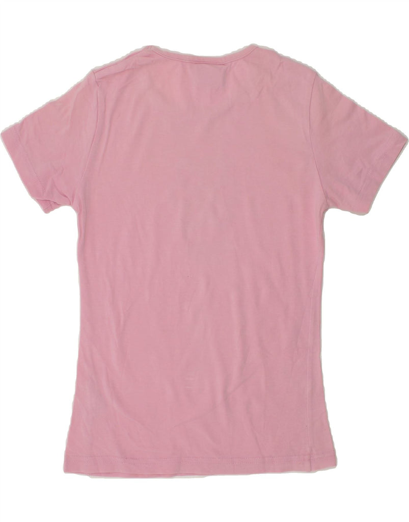 GURU Girls Graphic T-Shirt Top 7-8 Years Pink Cotton | Vintage Guru | Thrift | Second-Hand Guru | Used Clothing | Messina Hembry 