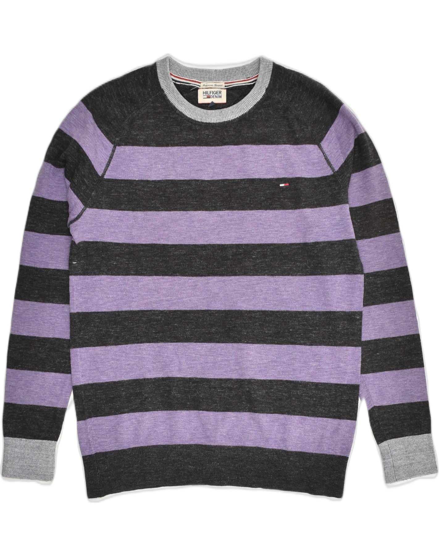 Tommy hilfiger deals purple sweatshirt