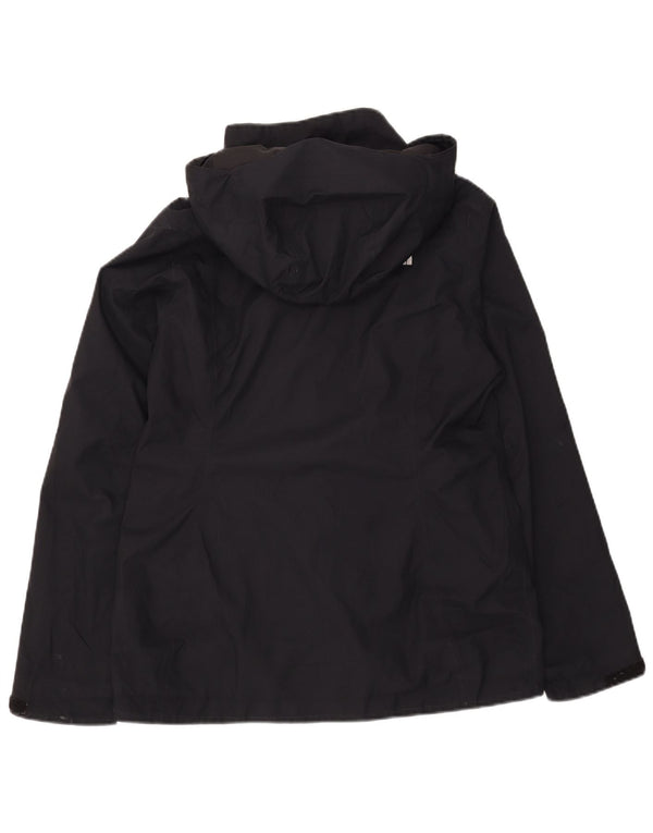 The North Face Womens Dryvent Hooded Rain Jacket UK 14 Medium Black