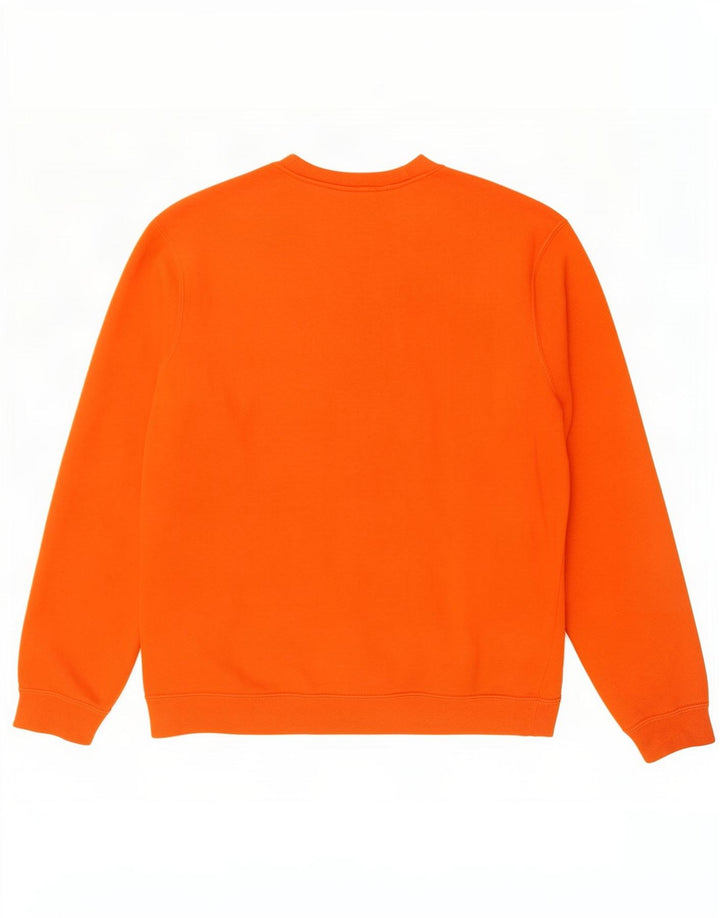Nike Mens Clemson Graphic Sweatshirt Jumper Medium Orange Cotton