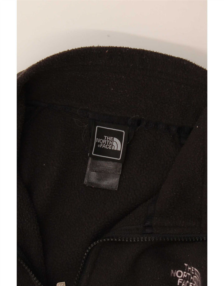 The North Face Womens Liner Fleece Jacket UK 14 Medium Black Polyester