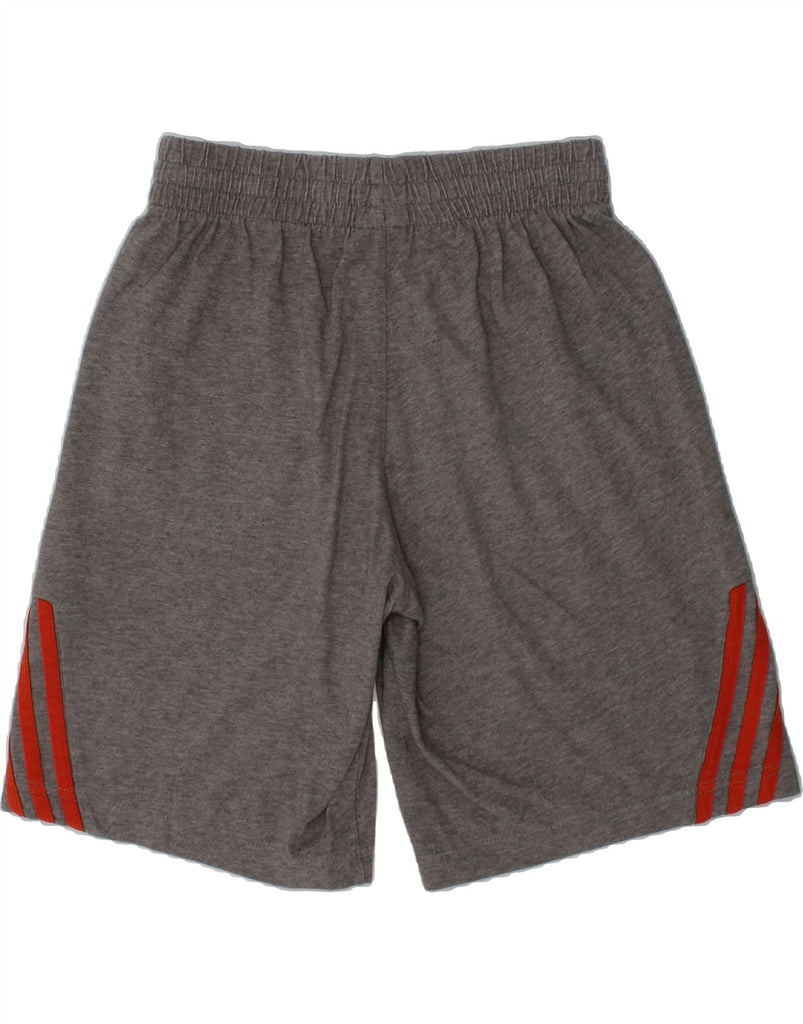 ADIDAS Boys Sport Shorts 11-12 Years Grey Cotton | Vintage Adidas | Thrift | Second-Hand Adidas | Used Clothing | Messina Hembry 