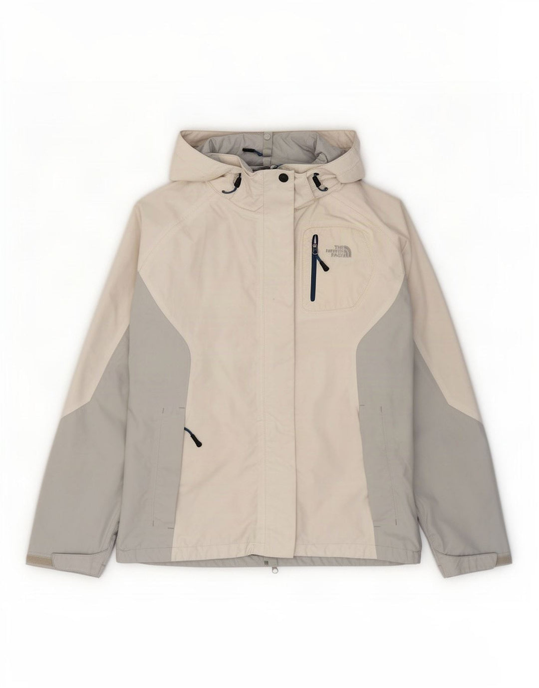 The North Face Womens Windbreaker Jacket UK 16 Large White Colourblock