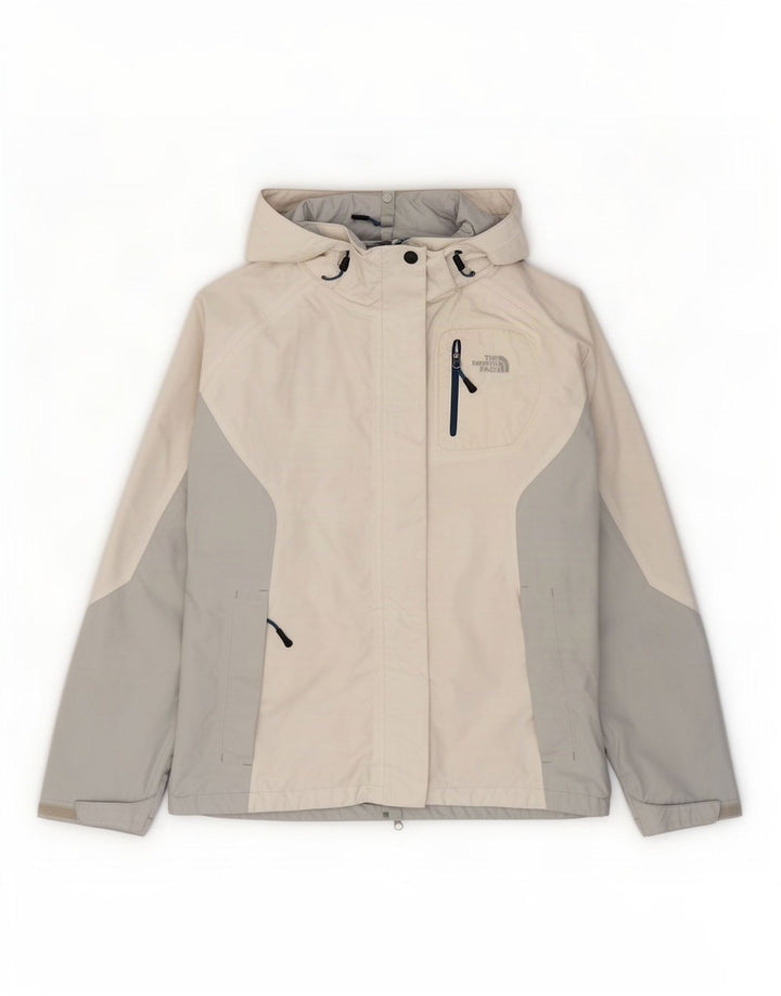 The North Face Womens Windbreaker Jacket UK 16 Large White Colourblock