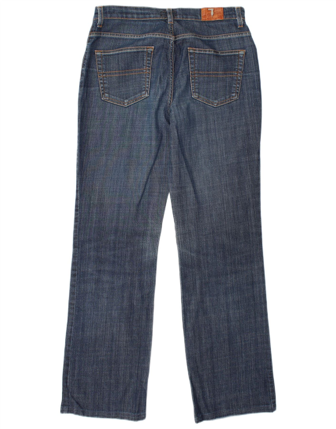 TRUSSARDI Womens Straight Jeans W30 L31 Blue Cotton