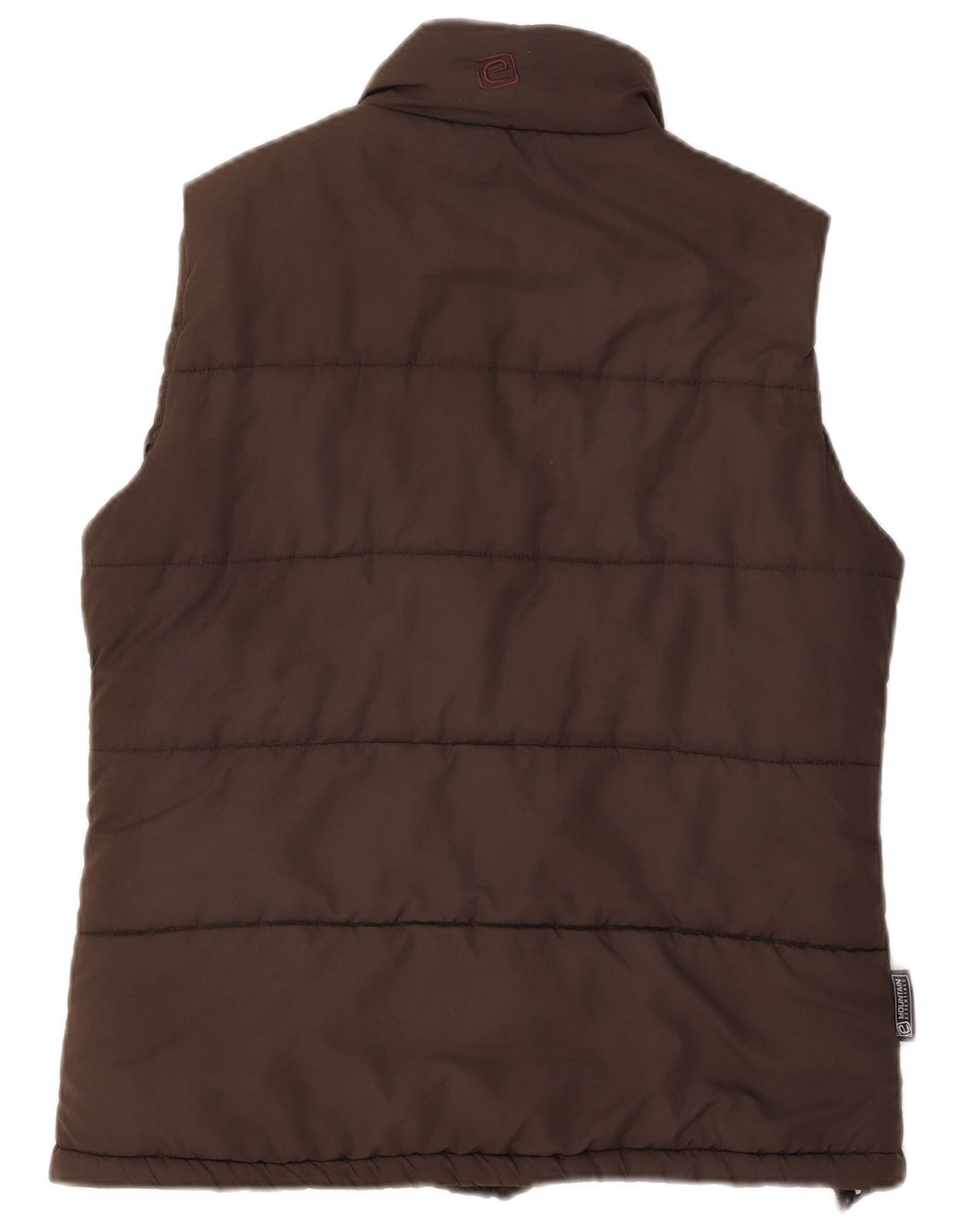 Mountain Essentials Womens Padded Gilet UK 12 Medium Brown Polyester