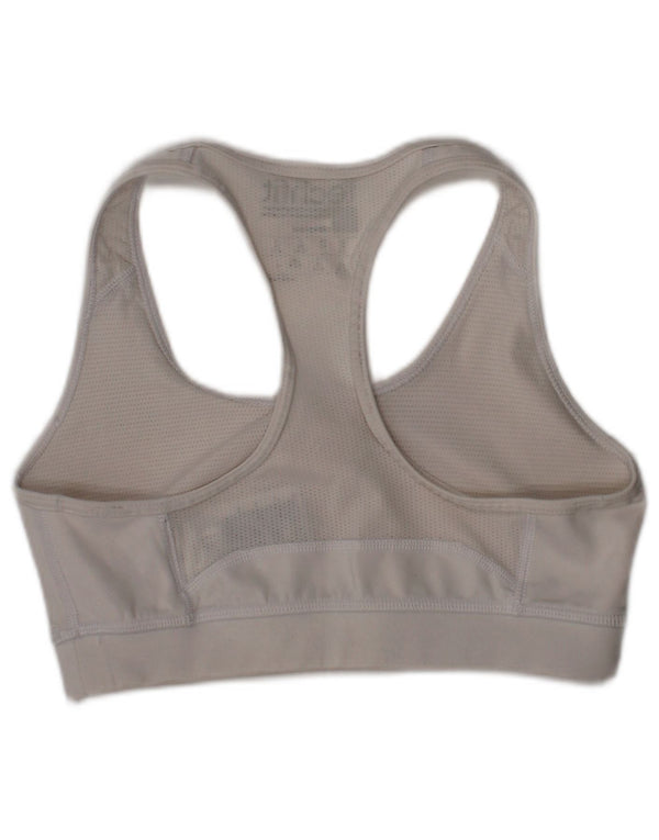 Adidas Womens Tech Fit Sport Bra Top UK 4/6 XS White Polyester Sports