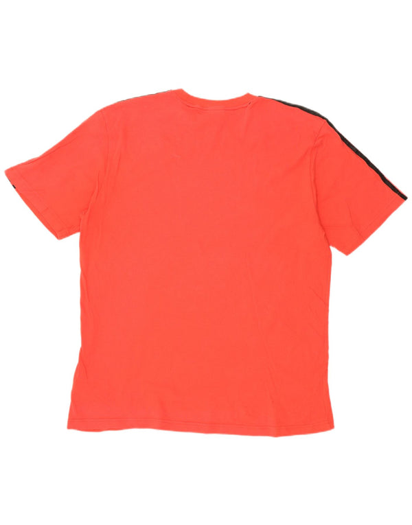 Adidas Mens Graphic T-Shirt Top XL Red Cotton