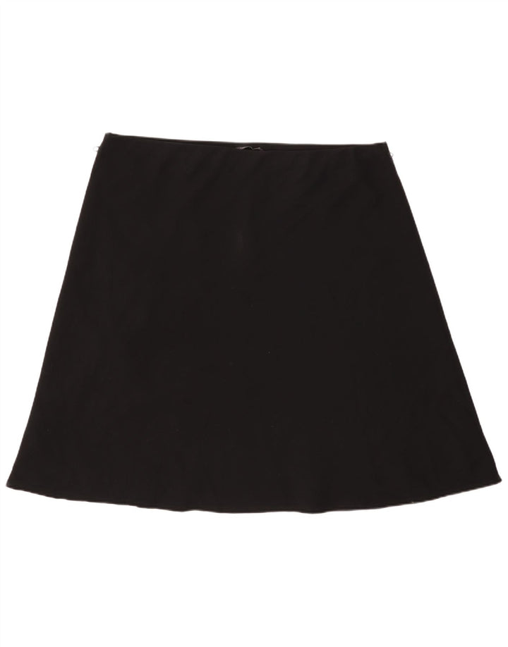 Marks & Spencer Womens A-Line Skirt UK 20 2XL W40  Black Polyester