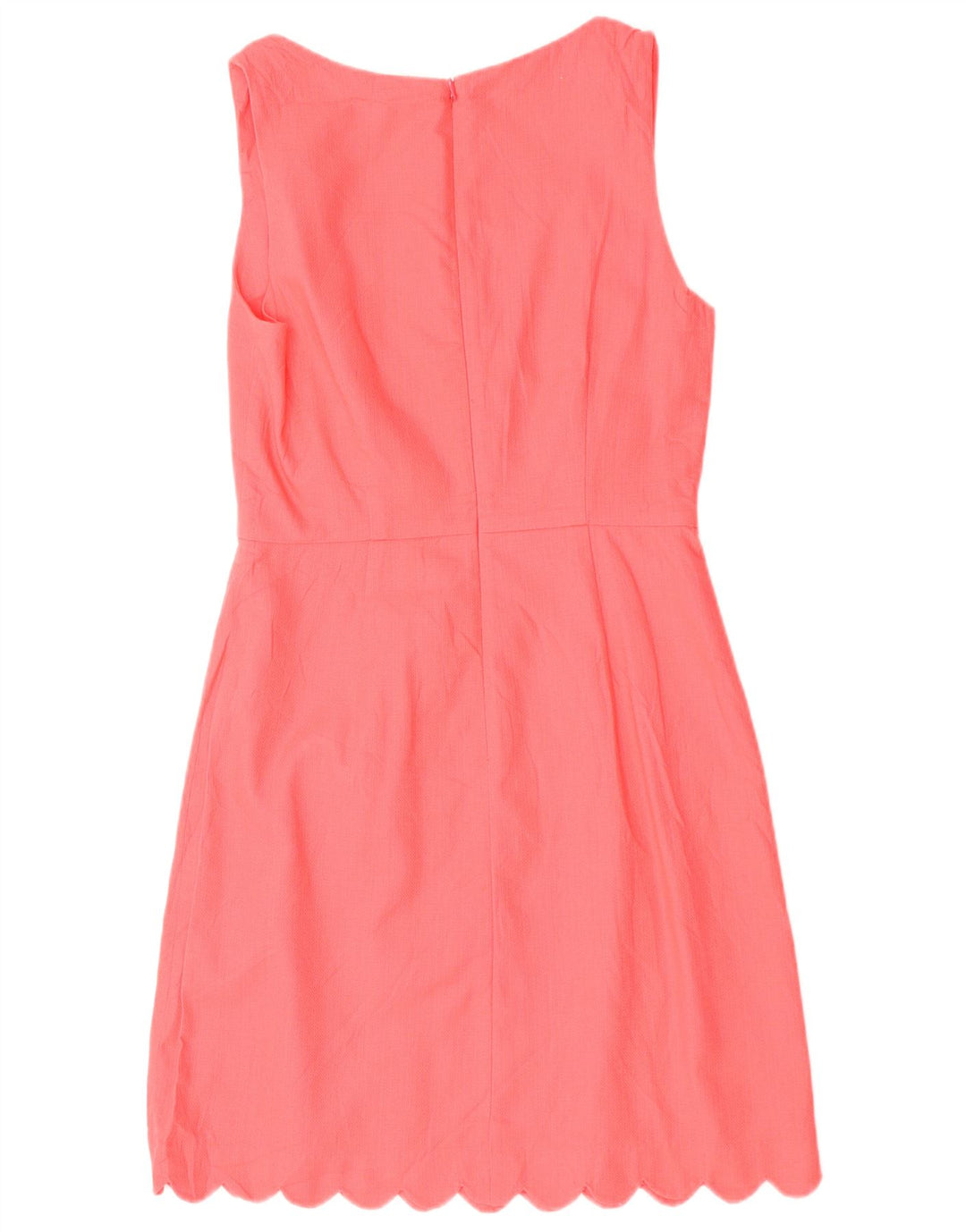 J. CREW Womens Sleeveless A-Line Dress US 6 Medium Pink Cotton