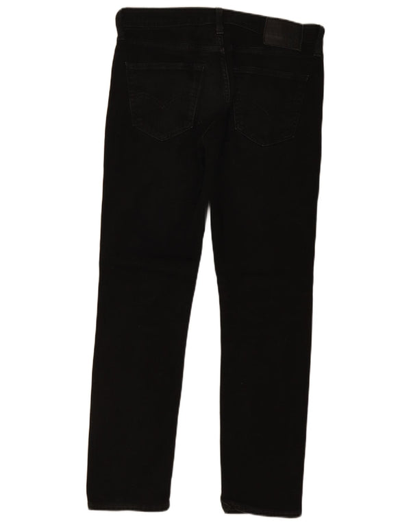 Levi's Mens 511 Slim Jeans W32 L32 Black Cotton