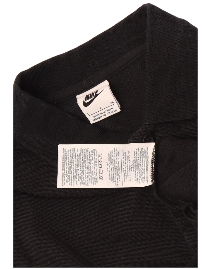 Nike Mens Polo Shirt Small Black Cotton
