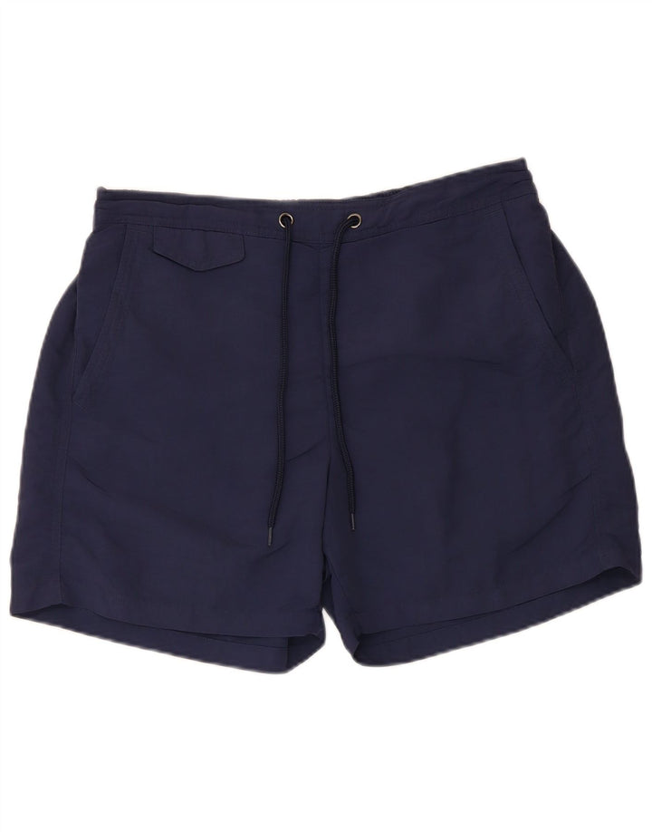 Ted Baker Mens Swimming Shorts Size 4 Large  Navy Blue Polyamide