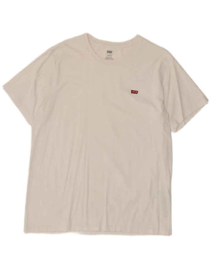 Levi's Mens Standard T-Shirt Top Large White Cotton