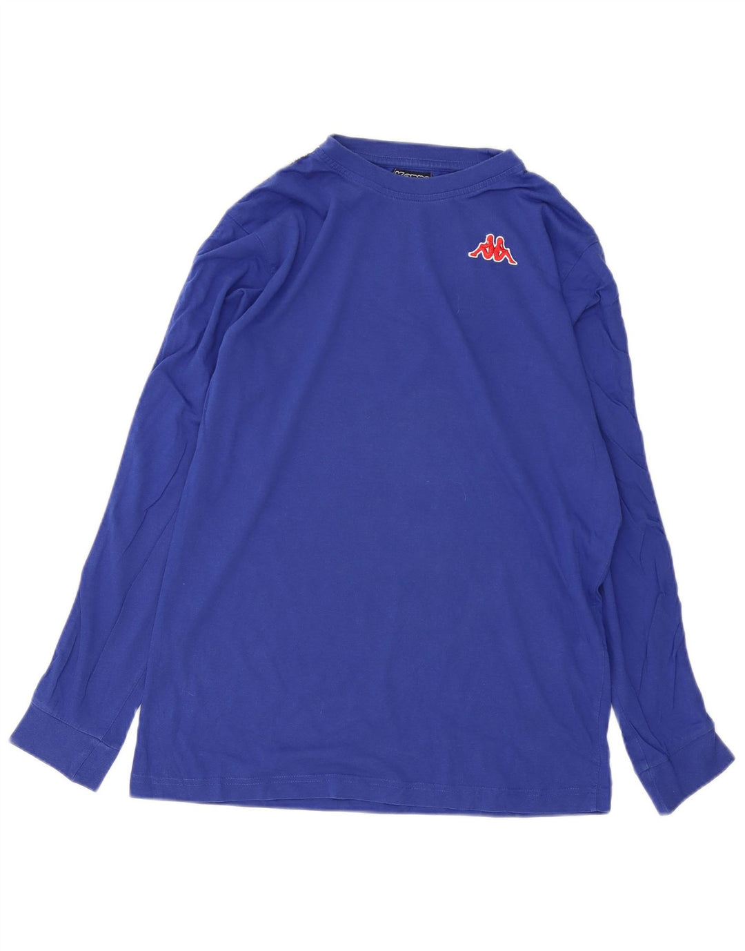 Kappa Mens Top Long Sleeve Medium Blue Cotton