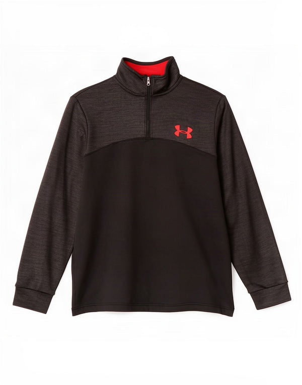 Under Armour Mens Cold Gear Sweatshirt Jumper Small Black Colourblock