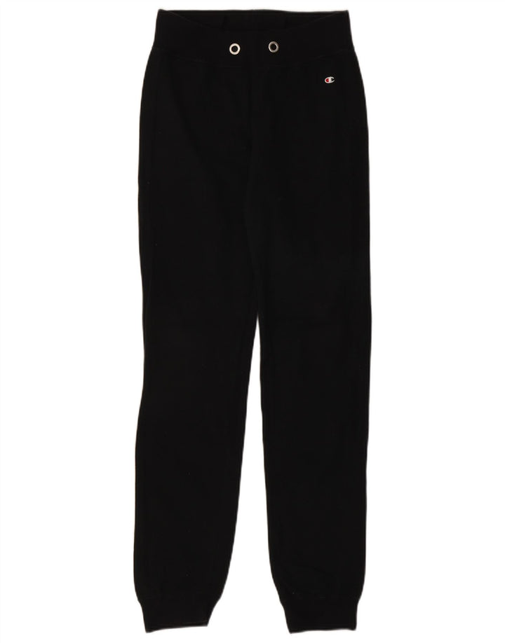 CHAMPION Womens Tracksuit Trousers Joggers UK 12 Medium  Black