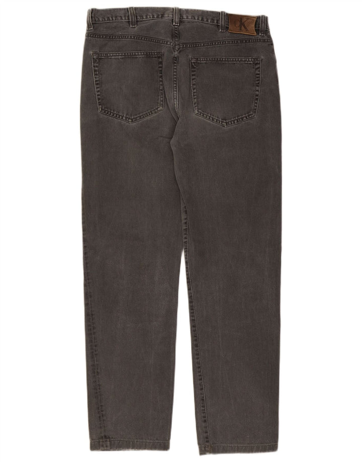 Calvin Klein Mens Straight Jeans W34 L30 Grey
