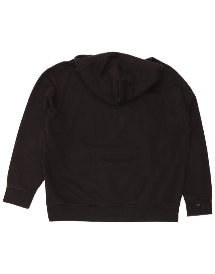 Levi's Mens Standard Graphic Hoodie Jumper Large Black Cotton