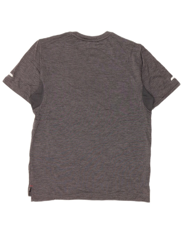RUSSELL ATHLETIC Boys Dri-Power T-Shirt Top 14-15 Years XL Grey Flecked